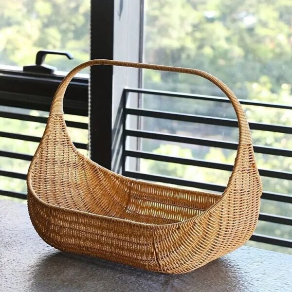 Portable Hand Woven Basket