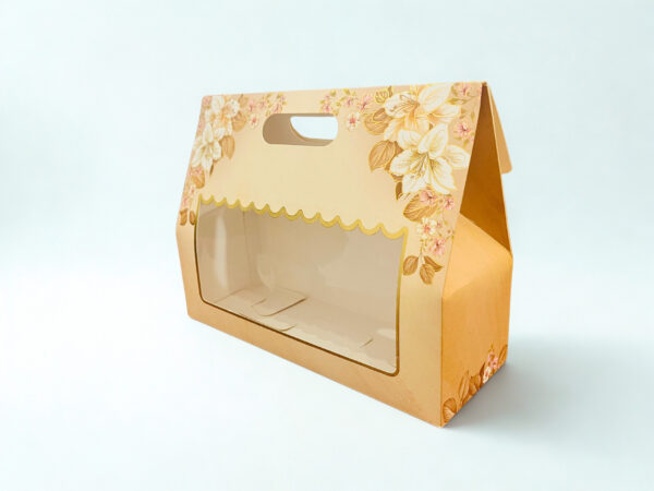 Paper Gift Box With Handle (10..5x3.75x8 Inches)
