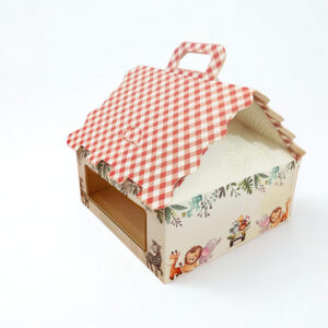 Golden MDF Stylish Room Hamper Box (9.5x9.5x10.5 Inches)