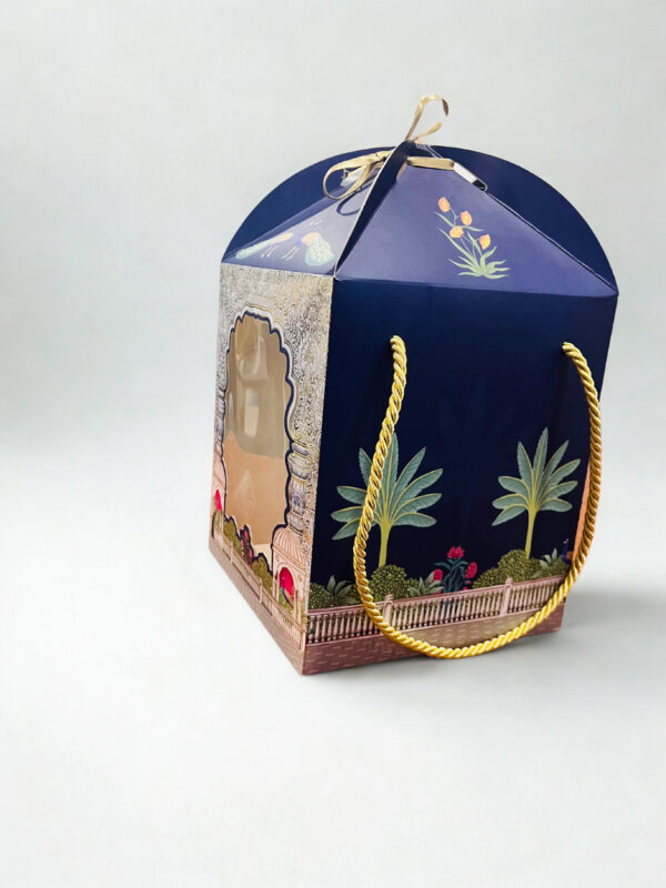 Golden Paper Multipurpose Hamper Box (7.25x7.25x11.5 Inches) - Image 3