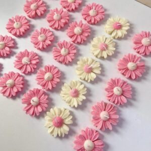 P/G Daisy flower candle