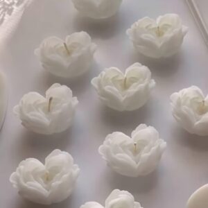 Heart Flower Candle