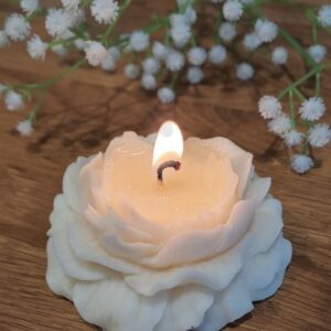 Peony Flower Candle