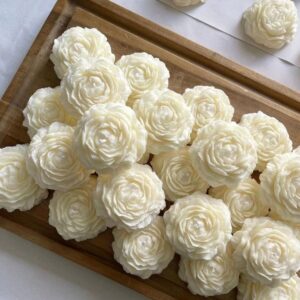 Peony Flower Candle