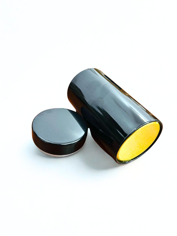 Plane Black Tin Cans(73 x 150MM)