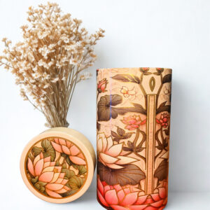 LOTUS PRINTED TIN CAN(73 X 150MM)