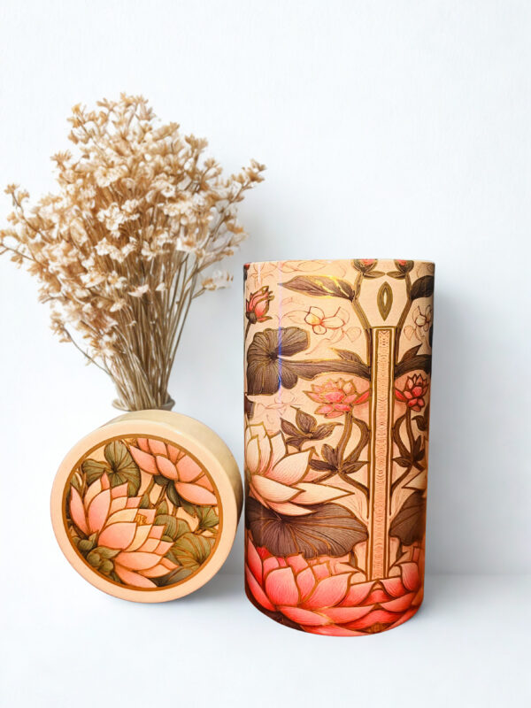LOTUS PRINTED TIN CAN(73 X 150MM)