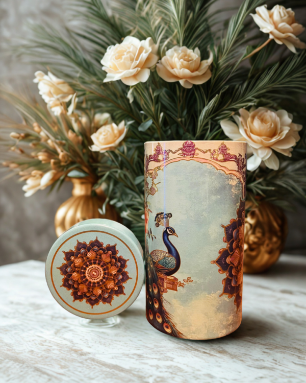 PEACOCK TIN CAN(73 X 150MM) - Image 3