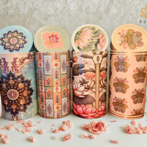 BUTTERFLY PRINTED TIN CAN(73 X 150MM