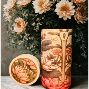 LOTUS PRINTED TIN CAN(73 X 150MM)