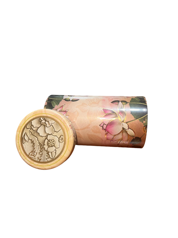 LOTUS PRINTED TIN CAN(66 X 120MM) - Image 3