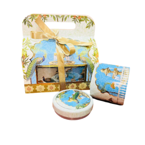 PEACOCK 2 SALSA JAR HAMPER
