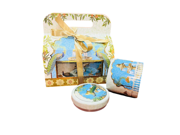PEACOCK 2 SALSA JAR HAMPER